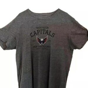 Washington Capitals Old Time Hockey T-Shirt Men’s XL Gray NHL Tee
